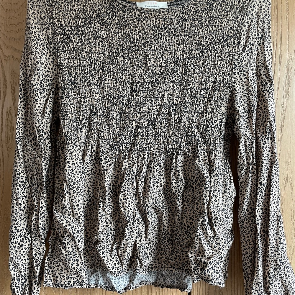 Cheetah print top